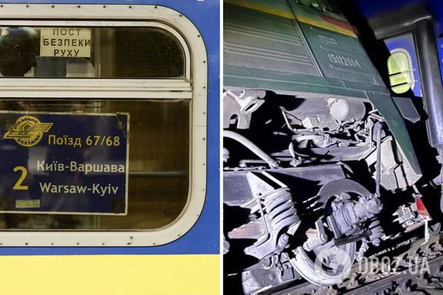 На Волині зійшов з рейок потяг Київ – Варшава, розпочато розслідування. Фото