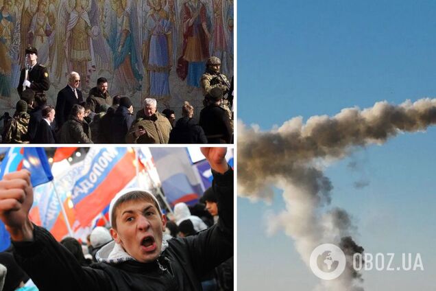 'Саме час для 'Калібрів': росіяни влаштували істерику через візит Байдена в Київ і вимагали бомбардувань