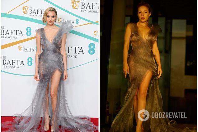 Повторила образ Тіни Кароль: британська акторка Волліс Дей з'явилася на червоній доріжці BAFTA в сукні від українського бренду