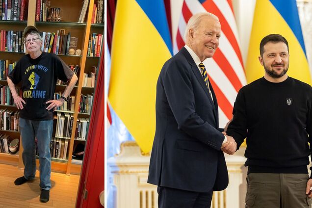 'Ярд мужества': легендарный Стивен Кинг отреагировал на визит Байдена в Киев