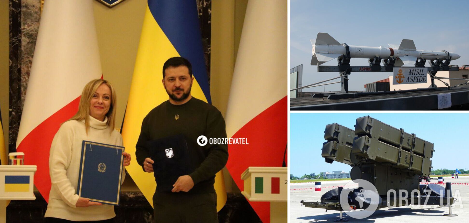 Італія готує новий пакет військової допомоги: Мелоні в Києві анонсувала більше ППО, але не підтвердила передачу літаків