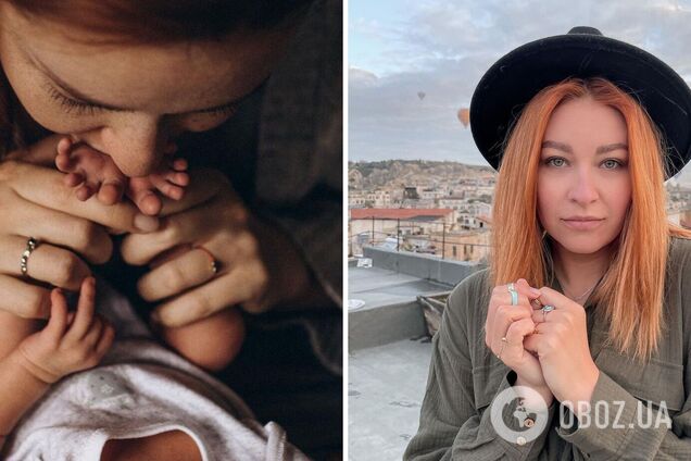 Звезда 'Папика' Рыбак впервые показала 1-месячного сына и рассекретила его имя