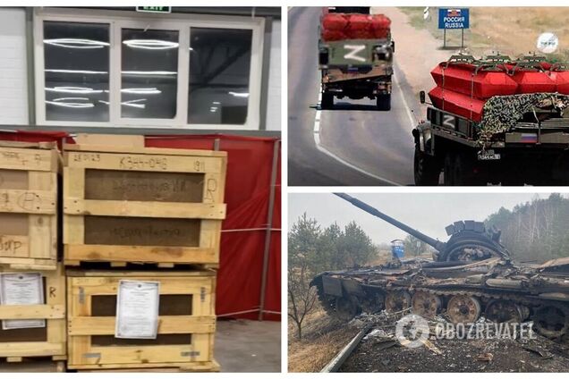 В российский Новосибирск доставили десятки гробов с ликвидированными в Украине оккупантами. Видео