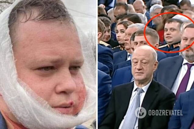 Среди приглашенных на выступление Путина заметили бомбившего Чернигов российского пилота Красноярцева. Фото