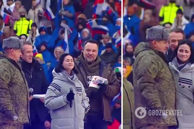 'Спасибо дяде Юре… ой, я слова забыла': в 'Лужниках' заставили благодарить оккупантов девочку 'из Мариуполя'. Видео