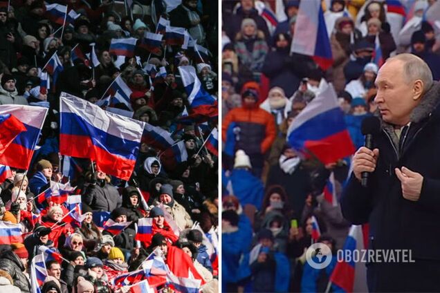 'Гречку и сосиски съели, чаю не дали': массовка 'шабаша' в 'Лужниках' убежала, не дождавшись концерта. Видео