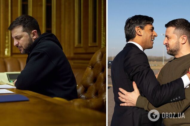 Зеленский и Сунак провели телефонный разговор