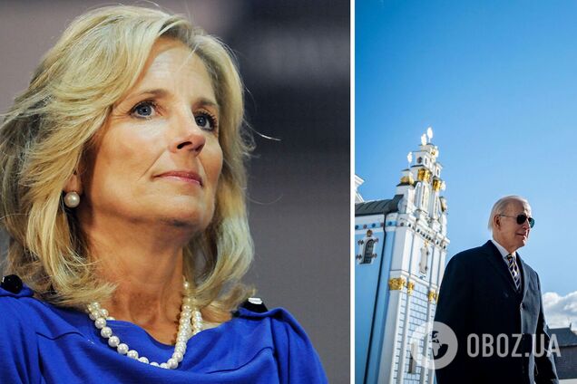 'Дізналася перед самою поїздкою': перша леді США про секретність, з якою Білий дім готував візит Байдена в Україну