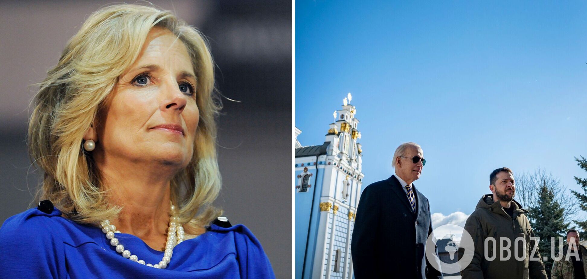 'Узнала перед самой поездкой': первая леди США о секретности, с которой Белый дом готовил визит Байдена в Украину
