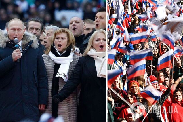 Газманов отжимался, оккупант читал рэп о взятии Берлина, а 'девочка из Мариуполя' благодарила за спасение: самые позорные моменты шабаша в 'Лужниках'