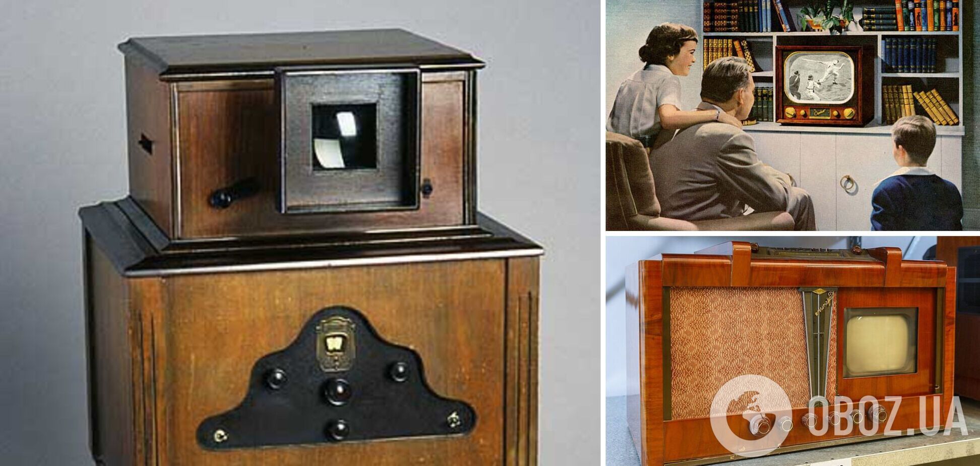 Екран 3х4 см та лупа: який вигляд мали перші у світі телевізори та хто їх винайшов