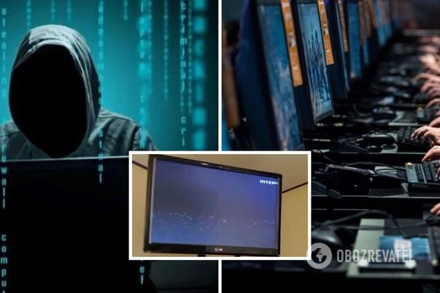 Хакеры сломали телеканал 'Интер' и запустили гимн СССР, атакован ряд украинских сайтов. Видео