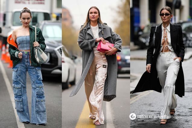 Брюки 'карго' возвращаются в моду в 2023 году: как подобрать и с чем носить. Фото