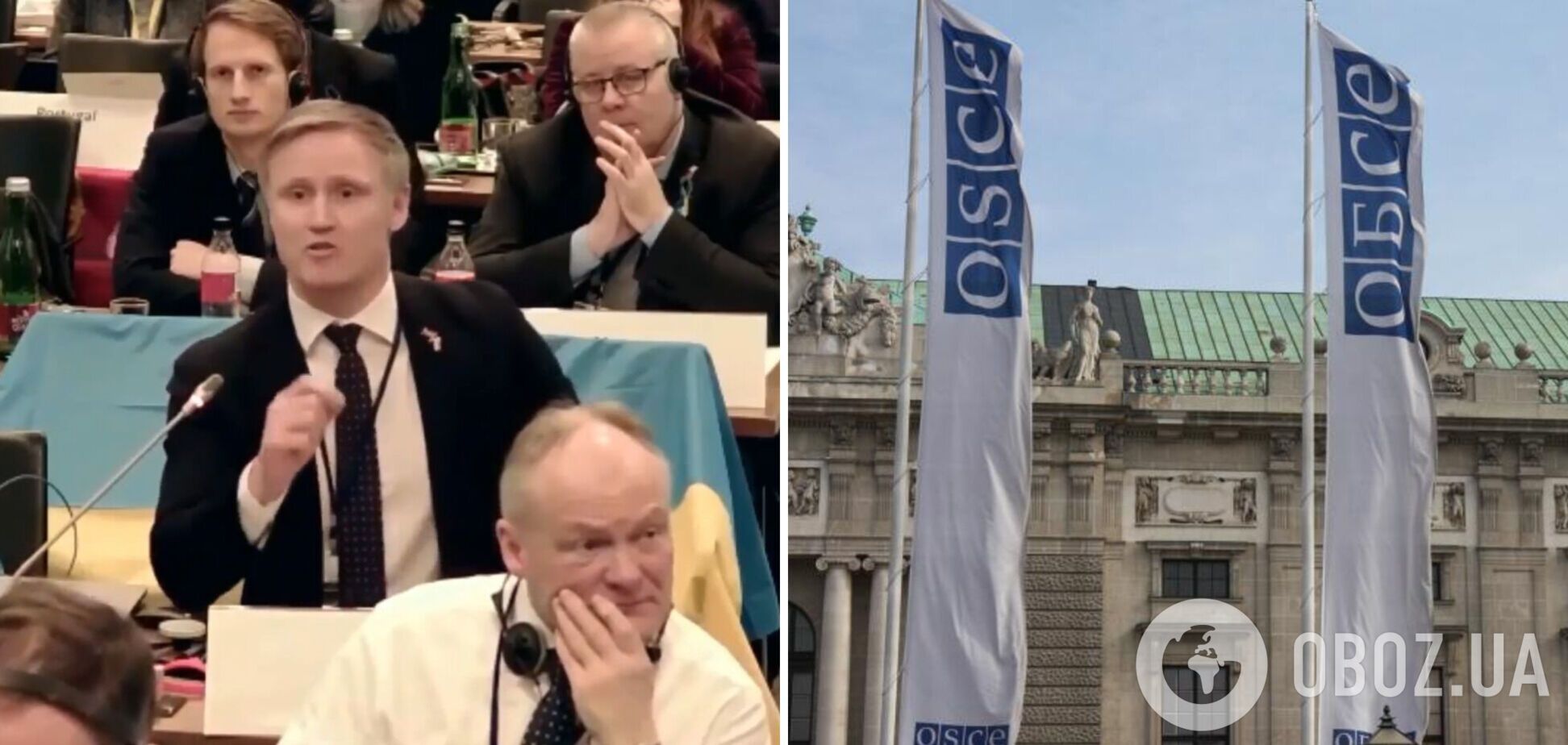 Латвийский депутат послал делегацию РФ на парламентской ассамблее ОБСЕ в Вене вслед за 'русским кораблем'. Видео