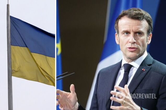 'Франция вместе с вами': Макрон на украинском языке обратился к украинцам в годовщину полномасштабного вторжения России