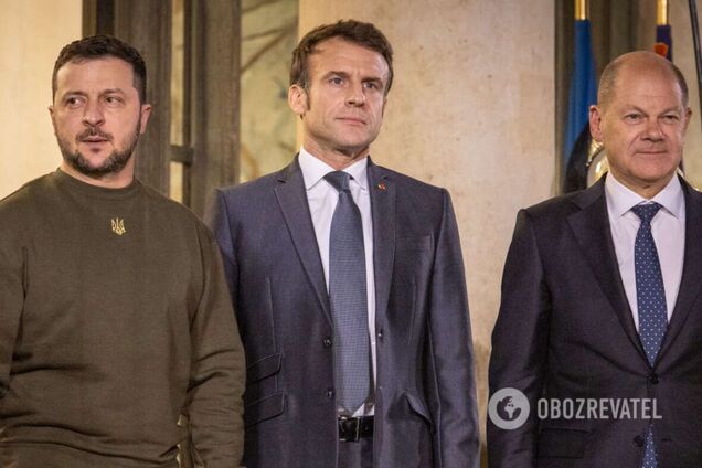 Макрон і Шольц рекомендували Зеленському на зустрічі в Парижі розпочати мирні переговори з Росією – The Wall Street Journal