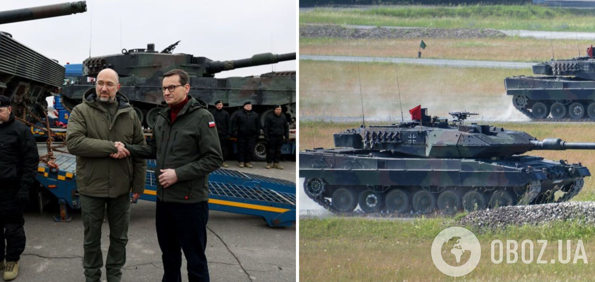 Первые четыре танка Leopard 2 уже в Украине: исторические фото