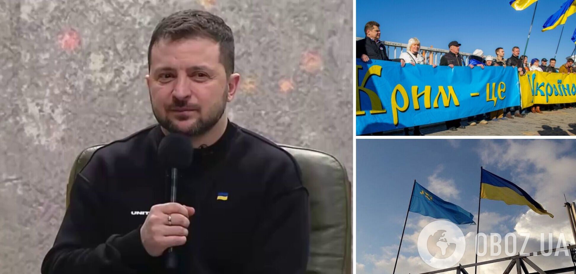Будуть відповідні справедливі деокупаційні кроки: Зеленський розповів, як Україна звільнятиме Крим