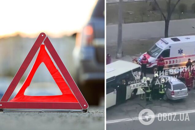 На месте ДТП работают спасатели и врачи