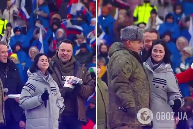 На концерте в 'Лужниках' заставили благодарить за 'спасение' девочку, маму которой убили оккупанты в Мариуполе — росСМИ