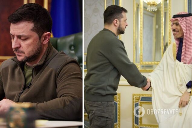 Зеленский подписал три указа о санкциях против РФ и раскрыл детали первого за 32 года визита делегации Саудовской Аравии