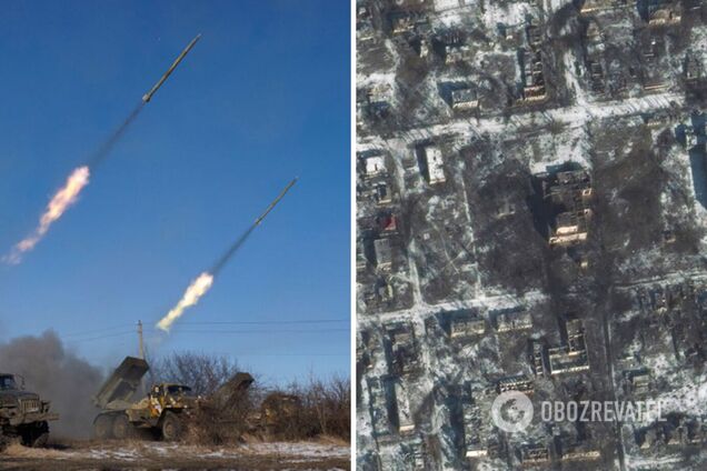 Одни руины и воронки: села близ Угледара показали на спутниковых фото с разницей в 8 месяцев