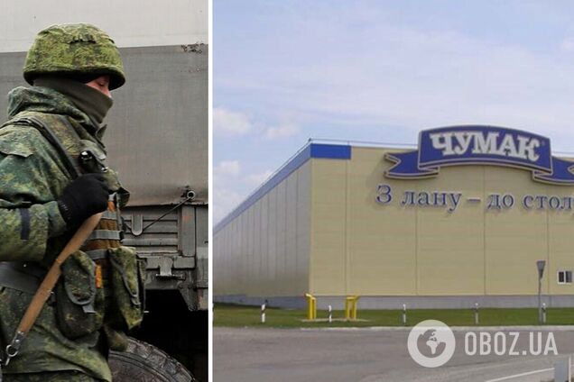 Российские захватчики разворовывают завод 'Чумак' на Херсонщине
