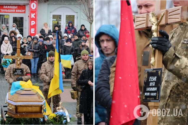 На Львівщині попрощалися із загиблим на війні Героєм: Юрій Кузик був одним із найкращих серед юніорів у Європі. Фото