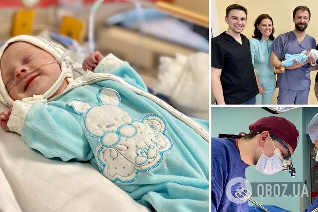 Операция длилась семь часов: во Львове медики спасли новорожденную девочку, которая уже не дышала самостоятельно. Фото