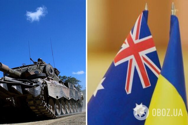 В Австралії раритетний танк Leopard розмалювали Z-свастикою і проросійськими гаслами. Фото