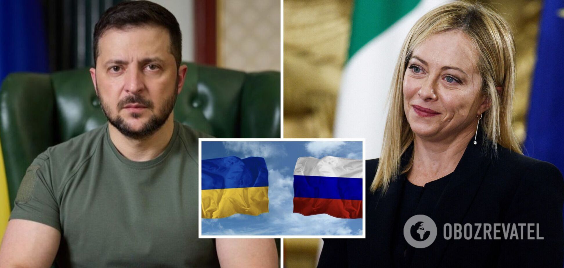 Мелони: Зеленский 'работает над планом для диалога' с Москвой