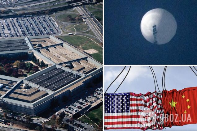 Пентагон: китайський аеростат використовували для спостереження за стратегічними об'єктами США