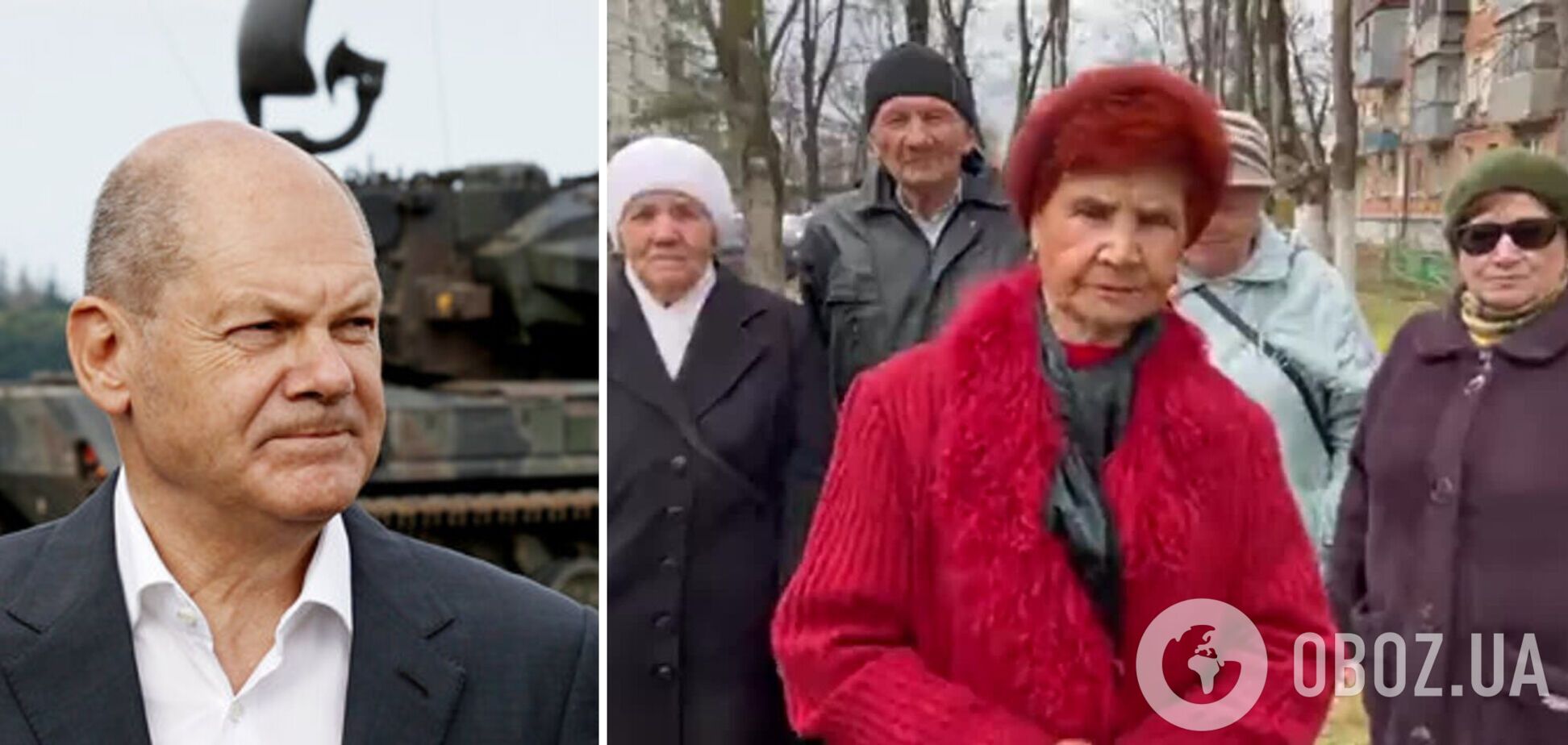 'Ти будеш знищений': пенсіонери з 'загону' Путіна пригрозили Шольцу через танки для України і розповіли про 'міць' армії РФ. Відео
