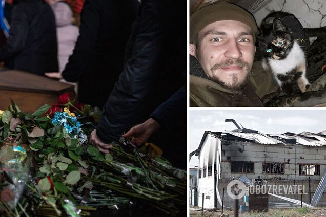 У Києві попрощалися із захисником Маріуполя з позивним 'Лев', якого окупанти вбили в Оленівці. Фото і відео