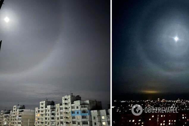 Украинцы наблюдали редкое природное явление, в котором увидели мистический знак для оккупантов. Фото из Киева и других городов