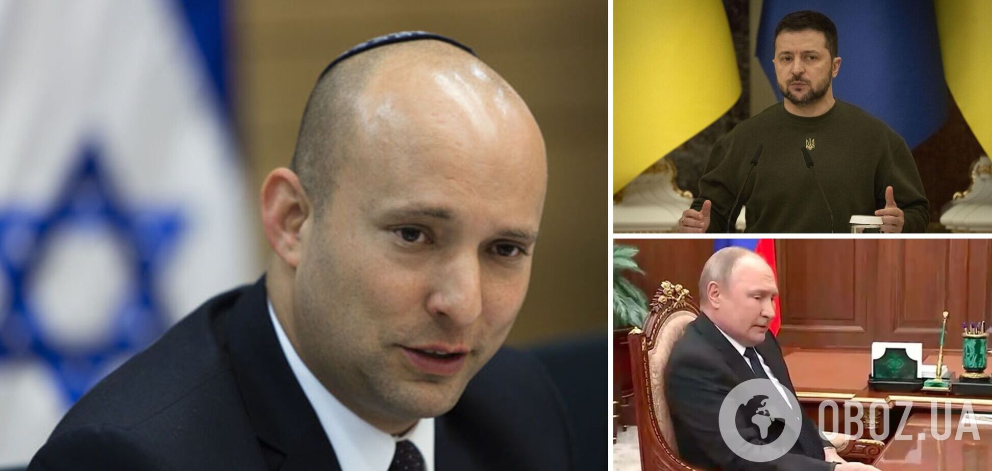 Колишній прем'єр Ізраїлю заявив, що взяв з Путіна слово не вбивати Зеленського