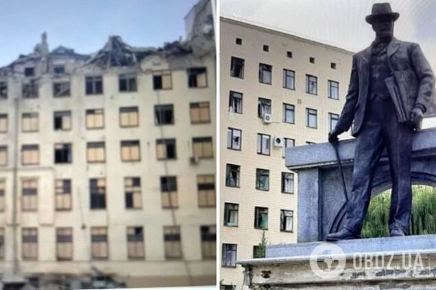 Русские варвары уничтожают украинский Харьков