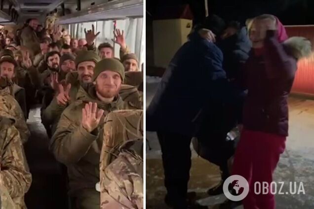 Стрибали від щастя: прикордонники показали повернення з полону захисника Гостомеля. Відео