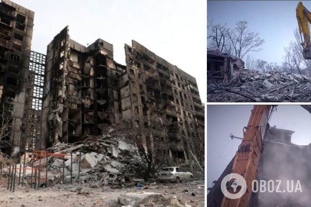 Окупанти почали зносити бульвар Хмельницького у центрі Маріуполя: відео