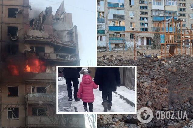 Из Авдеевки эвакуировали семью с 5-летним ребенком: они жили возле линии фронта. Видео