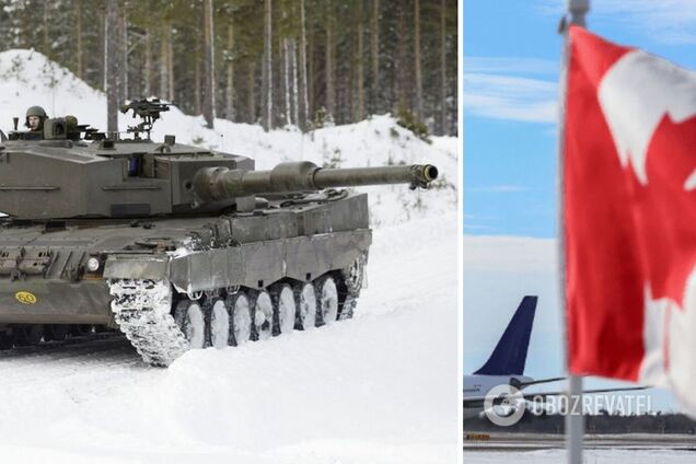 Перший канадський Leopard 2 для України прибув до Польщі