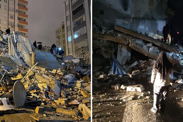 Турцию всколыхнуло еще одно мощное землетрясение: одно из зданий обрушилось в прямом эфире. Видео