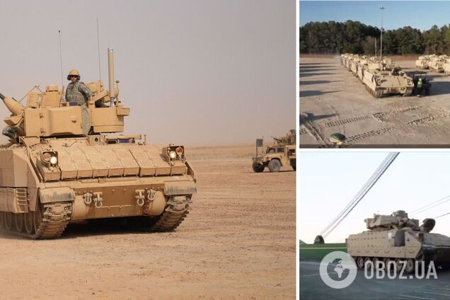 США отправили в Украину более 60 основных боевых машина пехоты Bradley