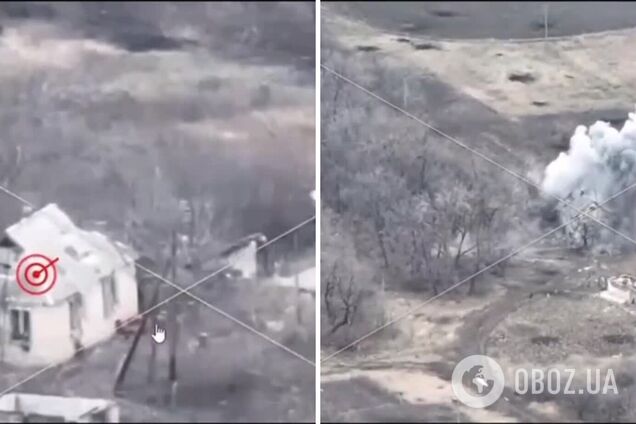 Сховатися не вийшло: воїни ЗСУ влаштували 'бавовну' окупантам, які базувалися в захоплених будинках. Відео