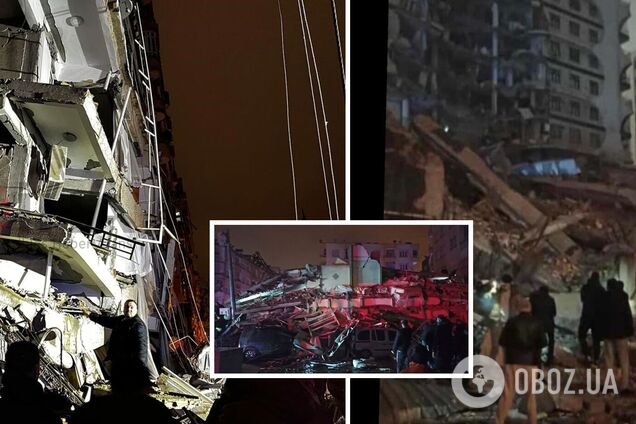 Превратилась в руины за несколько секунд: момент обвала многоэтажки в Турции попал на видео