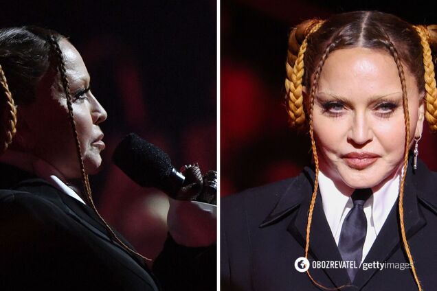 Поклонников озадачило 'новое лицо' Мадонны на 'Грэмми-2023': певицу сравнили с 'Пилой'