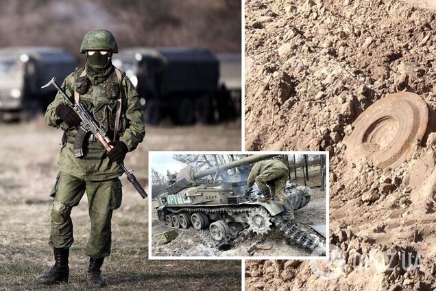 На Луганщине 'Гиацинт' оккупантов наехал на их же мину: последствия показали на фото