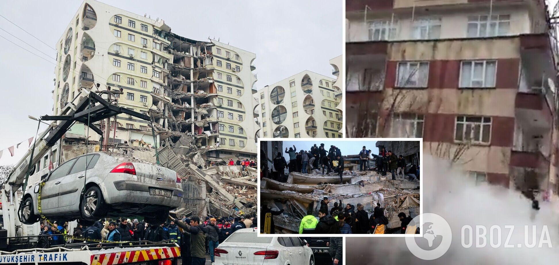 Руйнування в Туреччині через землетрус