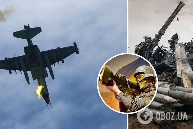 Прикрывал с воздуха вражескую пехоту: над Бахмутом пограничники сбили штурмовик ВС РФ. Видео