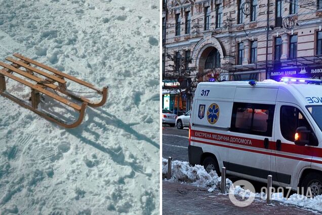 Катался на санках: на Львовщине восьмилетний мальчик погиб под колесами скорой помощи